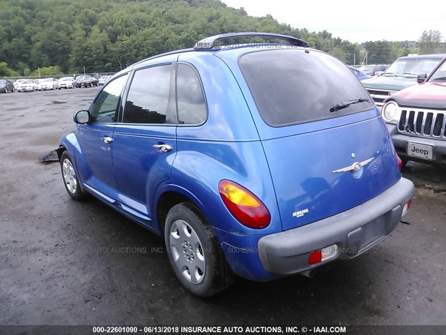 3C4FY48B43T576472 - 2003 CHRYSLER PT CRUISER CLASSIC BLUE photo 3