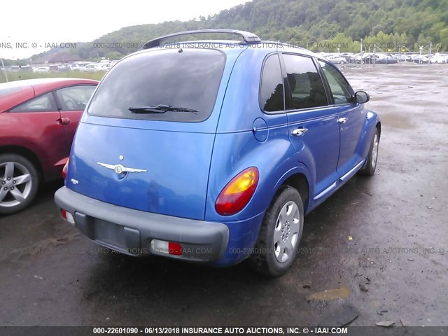 3C4FY48B43T576472 - 2003 CHRYSLER PT CRUISER CLASSIC BLUE photo 4