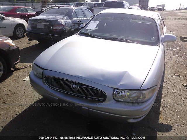 1G4HR54K82U256203 - 2002 BUICK LESABRE LIMITED SILVER photo 6