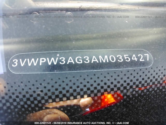 3VWPW3AG3AM035427 - 2010 VOLKSWAGEN NEW BEETLE 红色 照片 9