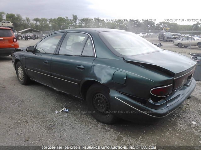 2G4WS52M6X1561282 - 1999 BUICK CENTURY CUSTOM GREEN photo 3