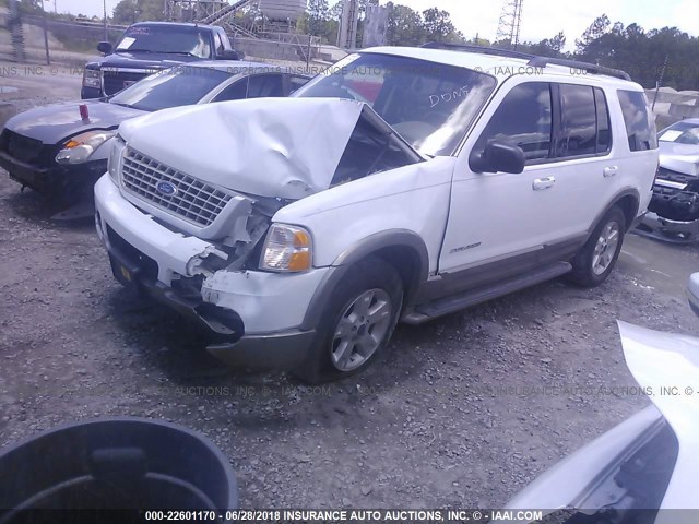 1FMZU74K34UB87325 - 2004 FORD EXPLORER EDDIE BAUER WHITE photo 2