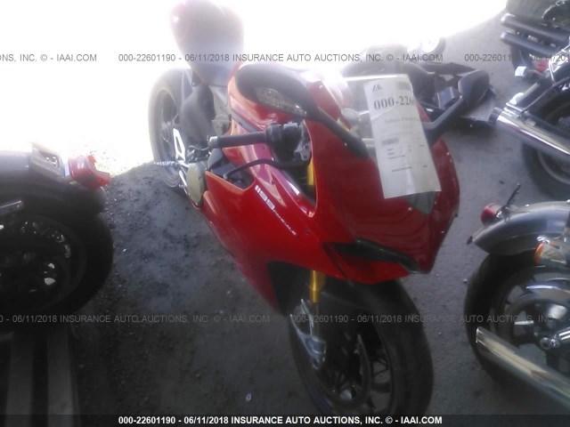 ZDM14BPW5DB010990 - 2013 DUCATI SUPERBIKE 1199 PANIGALE/S RED photo 1