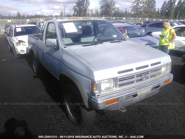 1N6SD16Y4MC376024 - 1991 NISSAN TRUCK KING CAB SILVER photo 1