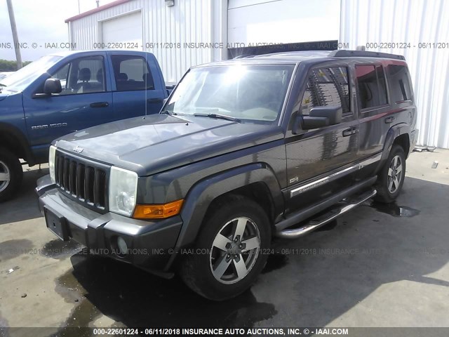 1J8HG48K66C337364 - 2006 JEEP COMMANDER ნაცრისფერი ფოტო 2