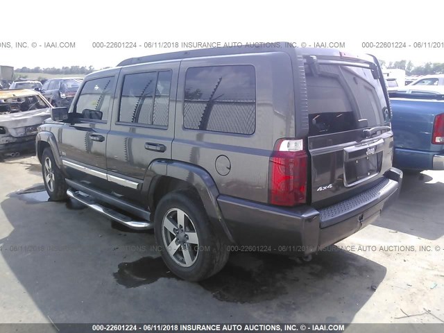 1J8HG48K66C337364 - 2006 JEEP COMMANDER ნაცრისფერი ფოტო 3