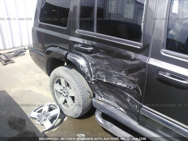 1J8HG48K66C337364 - 2006 JEEP COMMANDER ნაცრისფერი ფოტო 6