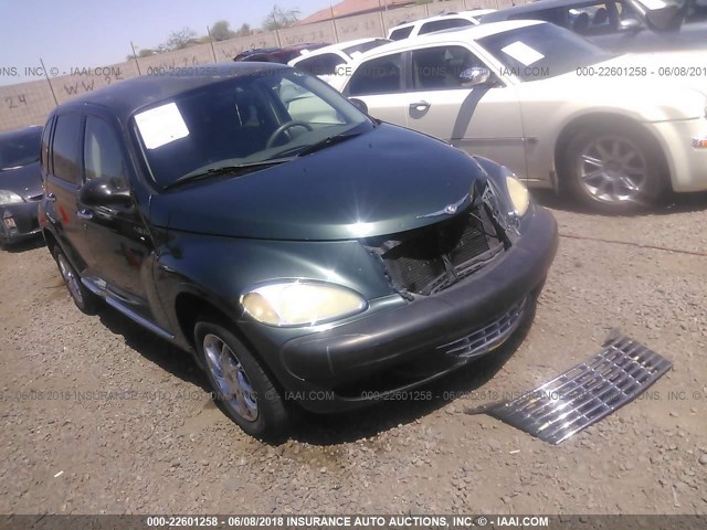 3C4FY4BB81T634525 - 2001 CHRYSLER PT CRUISER GREEN photo 1
