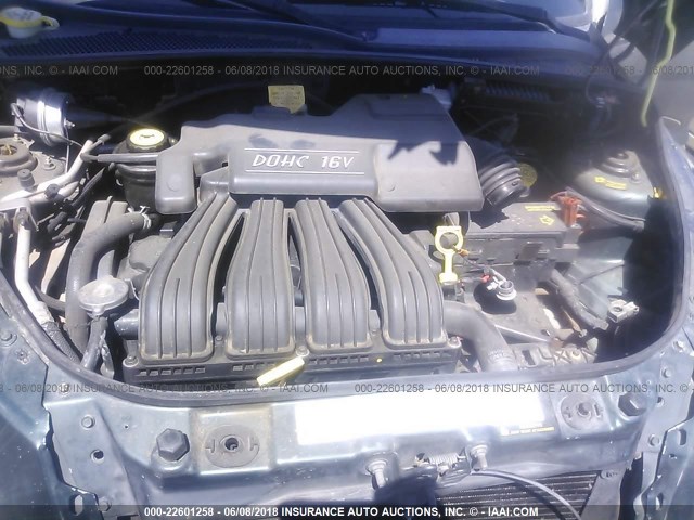 3C4FY4BB81T634525 - 2001 CHRYSLER PT CRUISER GREEN photo 10