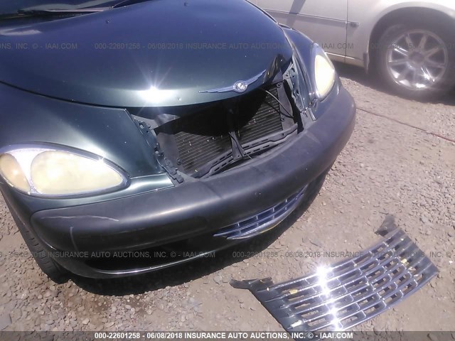 3C4FY4BB81T634525 - 2001 CHRYSLER PT CRUISER GREEN photo 6