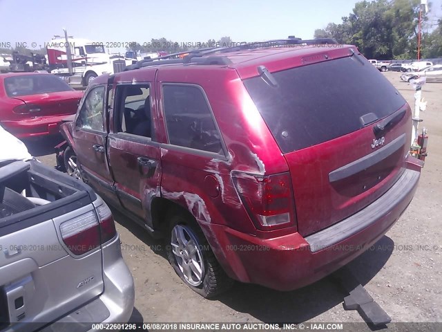 1J4GS48KX5C536394 - 2005 JEEP GRAND CHEROKEE LAREDO/COLUMBIA/FREEDOM 红色 照片 3