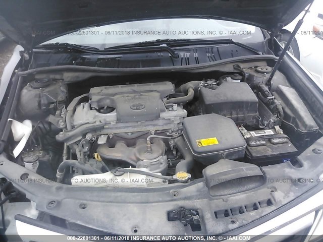 4T4BF1FK8CR246055 - 2012 TOYOTA CAMRY SE/LE/XLE GRAY photo 10