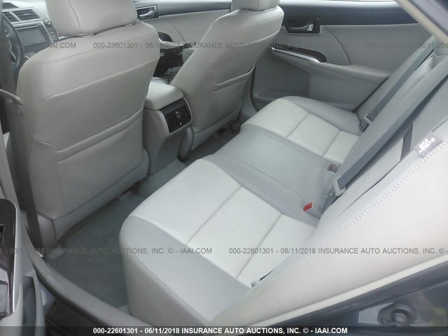 4T4BF1FK8CR246055 - 2012 TOYOTA CAMRY SE/LE/XLE GRAY photo 8