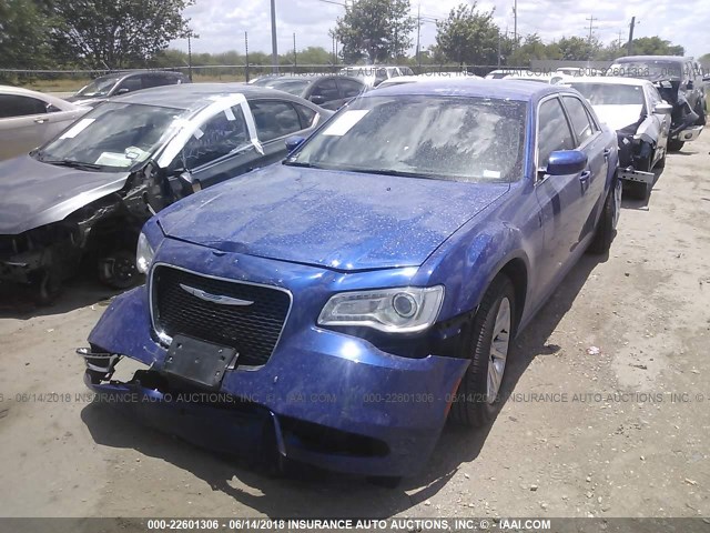 2C3CCAAG5JH228826 - 2018 CHRYSLER 300 TOURING BLUE photo 2