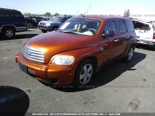 3GNDA13D86S576673 - 2006 CHEVROLET HHR LS ნარინჯისფერი ფოტო 2