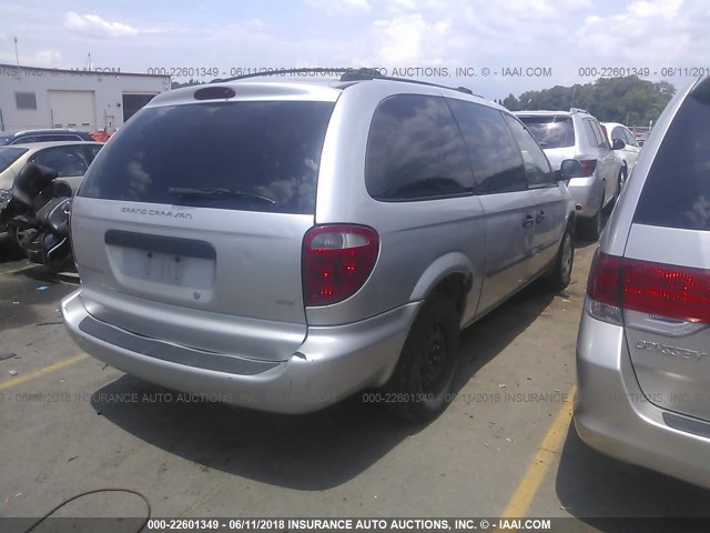 1D4GP24333B249978 - 2003 DODGE GRAND CARAVAN SE SILVER photo 4