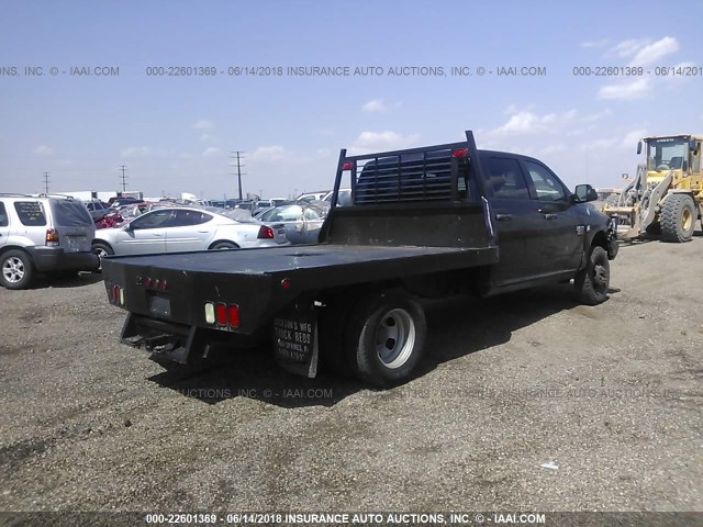 3C7WDTCL9CG289176 - 2012 DODGE 3500 4X4 CREWCAB ST/SLT/LARAMIE BLACK photo 4