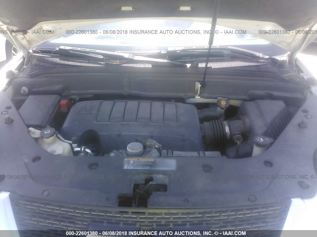 1GKKRRED1BJ153857 - 2011 GMC ACADIA SLT-1 Weiß Foto 10