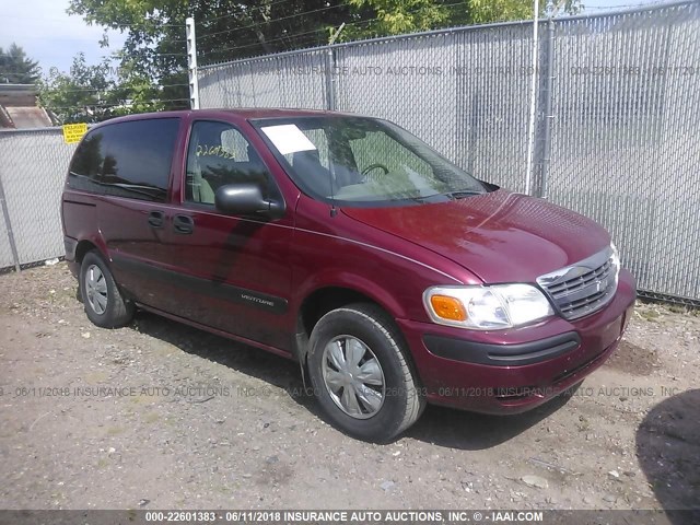 1GNDU03E94D112671 - 2004 CHEVROLET VENTURE RED photo 1