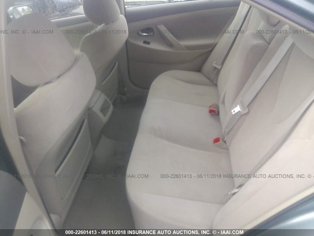 4T4BE46K49R130154 - 2009 TOYOTA CAMRY SE/LE/XLE BLUE photo 8