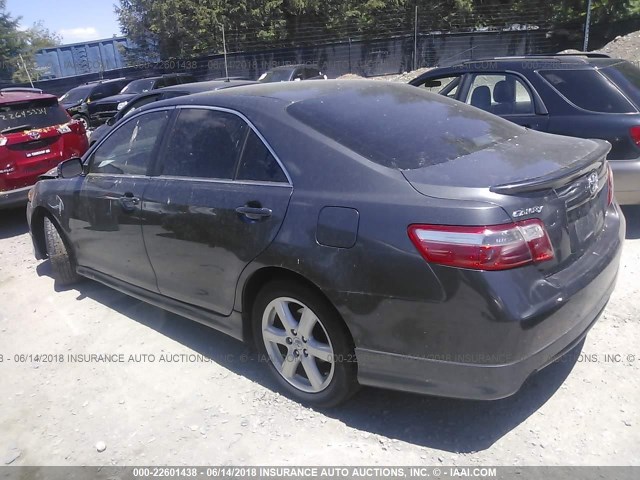 4T1BK46K87U522151 - 2007 TOYOTA CAMRY NEW GENERAT LE/XLE/SE GRAY photo 3