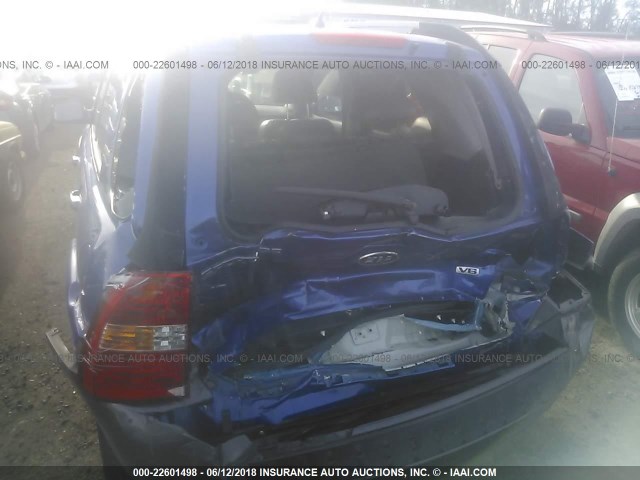 KNDJE723067262414 - 2006 KIA NEW SPORTAGE  BLUE photo 6