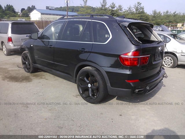 5UXZV8C53BL421399 - 2011 BMW X5 XDRIVE50I BLACK photo 3