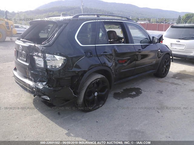 5UXZV8C53BL421399 - 2011 BMW X5 XDRIVE50I BLACK photo 4