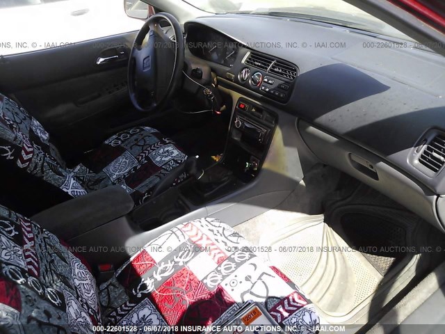 1HGCD5538TA126978 - 1996 HONDA ACCORD LX/EX Burdeos foto 5