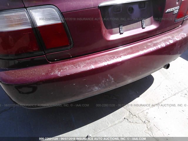1HGCD5538TA126978 - 1996 HONDA ACCORD LX/EX Burdeos foto 6