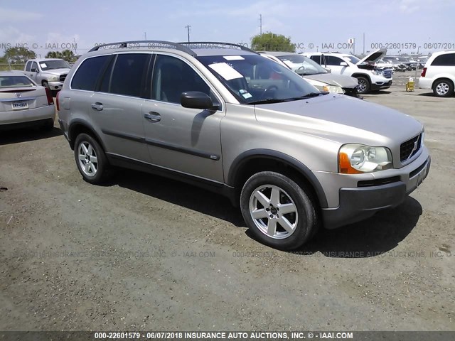 YV1CZ59H541091222 - 2004 VOLVO XC90 BEIGE photo 1