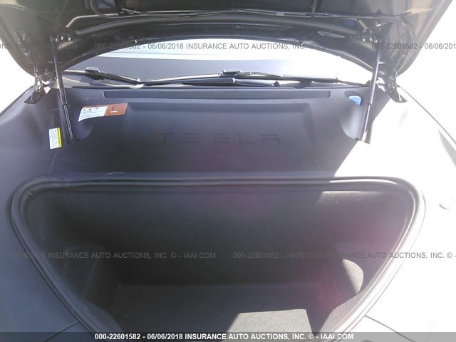 5YJSA1E28HF192514 - 2017 TESLA MODEL S Մոխրագույն լուսանկար 10