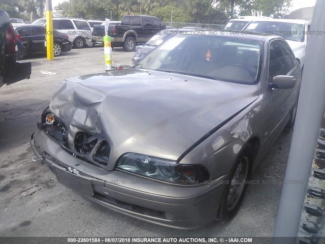 WBADT43442GY44175 - 2002 BMW 525 I AUTOMATIC BROWN photo 2