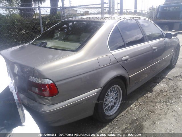 WBADT43442GY44175 - 2002 BMW 525 I AUTOMATIC BROWN photo 4