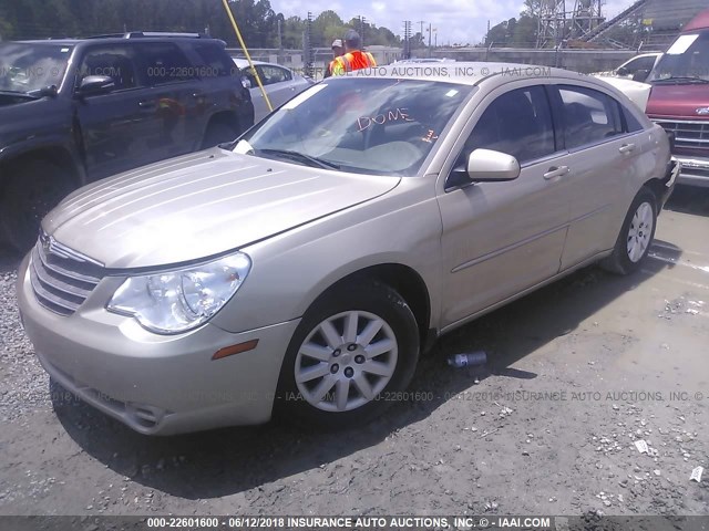 1C3LC46K87N516743 - 2007 CHRYSLER SEBRING GOLD photo 2