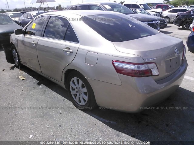 JTNBB46K873018110 - 2007 TOYOTA CAMRY NEW GENERAT HYBRID BEIGE photo 3