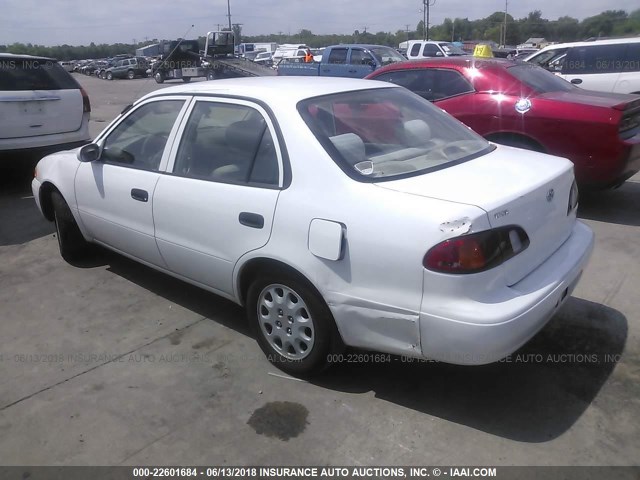 1NXBR12E4XZ252779 - 1999 TOYOTA COROLLA VE/CE/LE WHITE photo 3