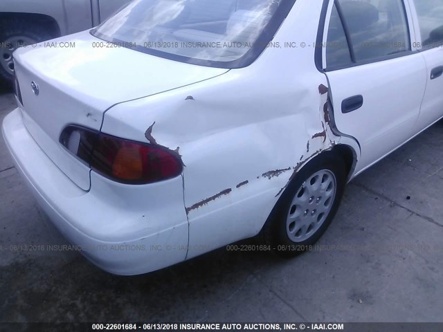 1NXBR12E4XZ252779 - 1999 TOYOTA COROLLA VE/CE/LE WHITE photo 6