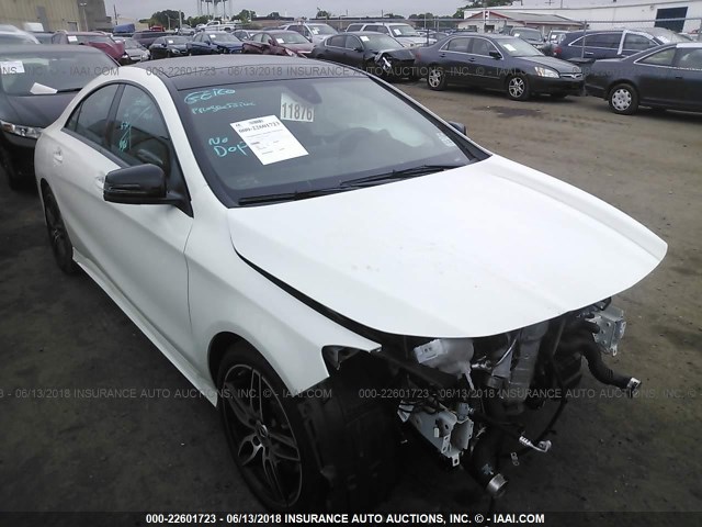 WDDSJ4GB8JN603731 - 2018 MERCEDES-BENZ CLA 250 4MATIC WHITE photo 1