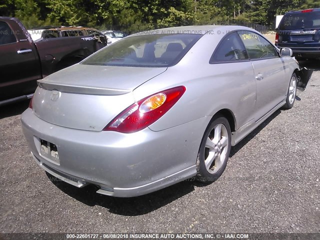 4T1CE38P56U644043 - 2006 TOYOTA CAMRY SOLARA SE/SLE SILVER photo 4