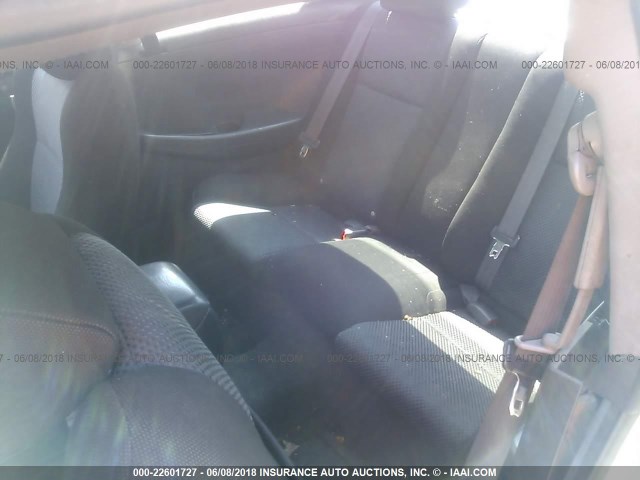 4T1CE38P56U644043 - 2006 TOYOTA CAMRY SOLARA SE/SLE SILVER photo 8