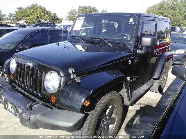 1J4AA2D1XBL625629 - 2011 JEEP WRANGLER SPORT 黑色 照片 2