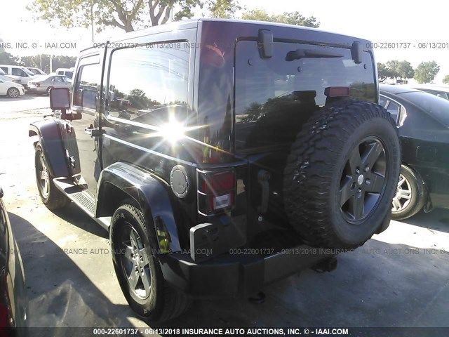 1J4AA2D1XBL625629 - 2011 JEEP WRANGLER SPORT 黑色 照片 3