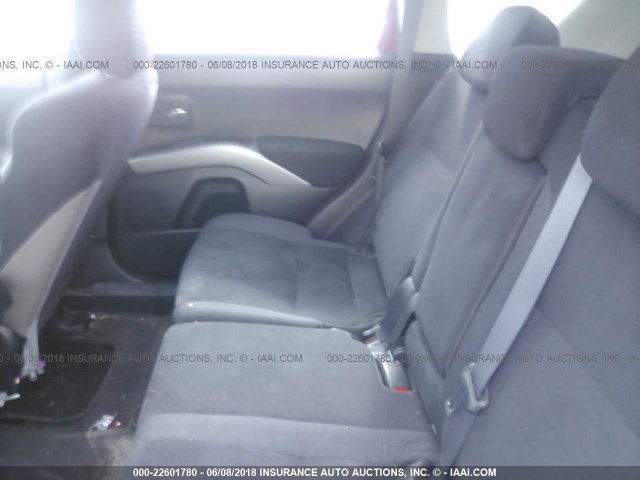 JA4LT21W29Z015654 - 2009 MITSUBISHI OUTLANDER ES წითელი ფოტო 8