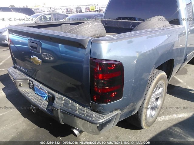 1GCRCREA0BZ456213 - 2011 CHEVROLET SILVERADO C1500  LS BLUE photo 6