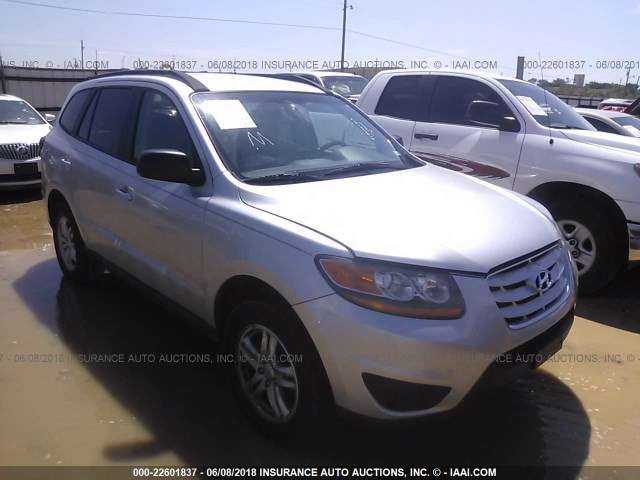 5XYZG3AB5BG079408 - 2011 HYUNDAI SANTA FE GLS SILVER photo 1