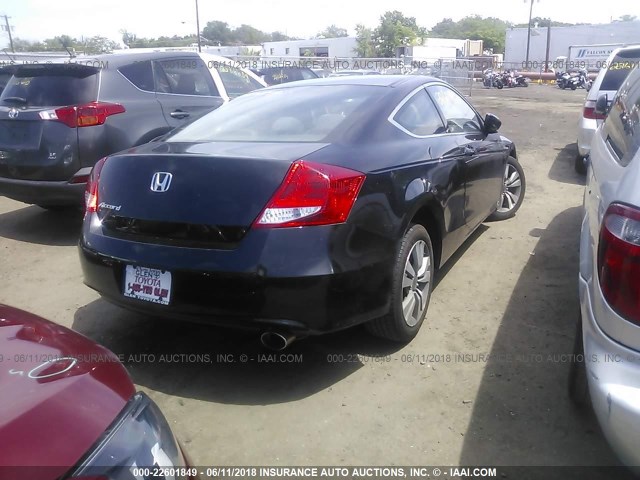 1HGCS1B35BA006167 - 2011 HONDA Accord LX-S BLACK photo 4