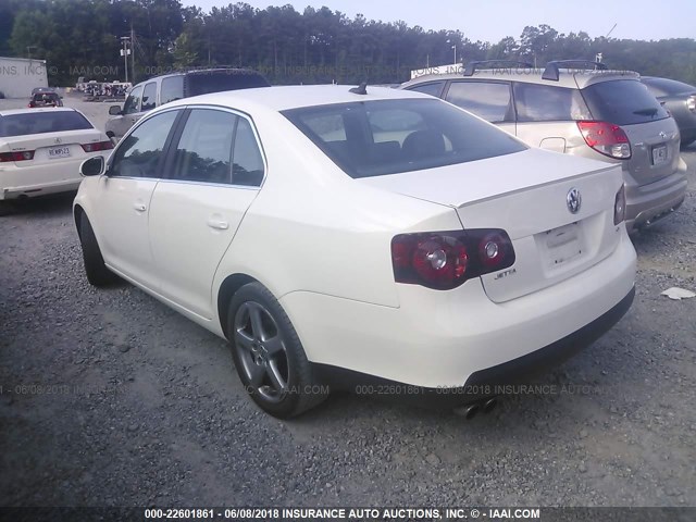 3VWRM71K88M187921 - 2008 VOLKSWAGEN JETTA SE/SEL WHITE photo 3