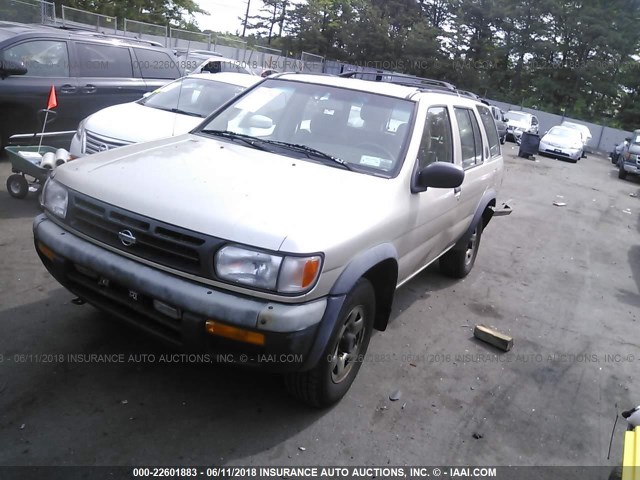 JN8AR05SXTW004955 - 1996 NISSAN PATHFINDER XE/LE GOLD photo 2