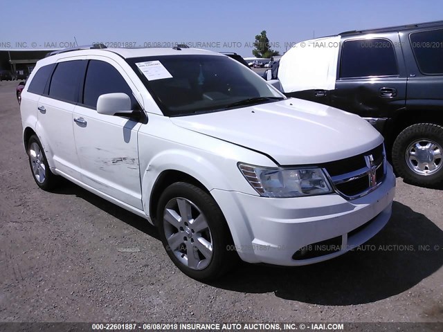 3D4PG9FV0AT237192 - 2010 DODGE JOURNEY R/T WHITE photo 1